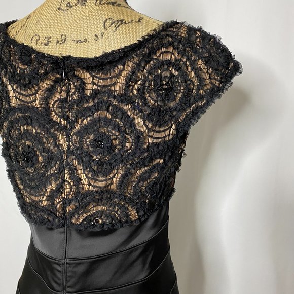 Tadashi Black Lace Sheath Dress - Picture 6 of 10